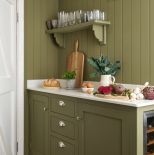 kuchnia oliwkowa zieleń