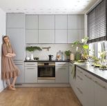 kuchnia z oknem narożnym