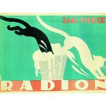 Kultowy plakat Tadeusza Gronowskiego Radion sam pierze , 1925 r.