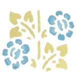 Kwiaty na koniec lata - szablon do zrobienia dekoracji na ścianie lub meblach.