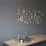 Lampa Seed Cloud. Lampy z metalu i kryształków