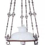 Lampa wisząca do jadalni, sygnowana Gebrüder Brünner Wien , koniec XIX w., Muzeum Podkarpackie w Krośnie.