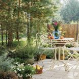 Las jest naturalny, trochę dziki, taki nieuczesany. Z przodu poletko lawendy, a od południa drzewa.