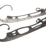 Lata 60. XIX w., Wielka Brytania. Na łyżwy