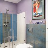 Lawenda i pałacowy turkus. Kolorowe mieszkanie