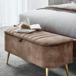 ławka ze schowkiem do sypialni