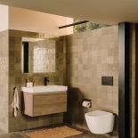 łazienka w stylu modern organic