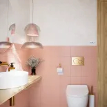 łazienka w stylu modern organic