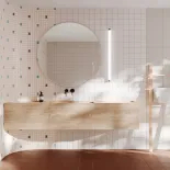 łazienka w stylu modern organic