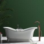 zielone płytki łazienkowe