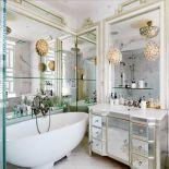 Łazienka została zaprojektowana na wzór salonów kąpielowych z londyńskiego Hotelu Savoy