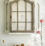 łazienka w stylu shabby chic