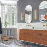 łazienka w mieszkaniu w modernistycznej kamienicy