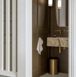 marmurowa umywalka w łazience