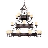 żyrandol w stylu toskańskim