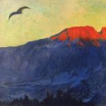 Leon Wyczółkowski Giewont o zachodzie słońca , 1898 r.