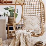 letnie dodatki do salonu fotel wiszący