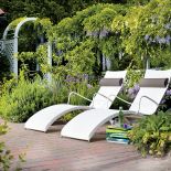 Leżaki Helena (do wyboru różne kolory) kosztują 2989 zł za sztukę, Decolor Home Garden