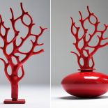 Porcelanowe dekoracje Coralli i waza Baloo marki Bosa, Mood Design, mood-design.pl