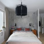 sypialnia w stylu loft
