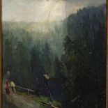 Ludwik de Laveaux, W drodze Morskiego Oka , 1890 r., MUZEUM NARODOWE W WARSZAWIE