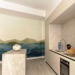 kuchnia w luksusowym apartamencie w Paryżu projektu Stephanie Coutas