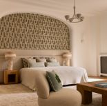 sypialnia w luksusowym apartamencie w Paryżu projektu Stephanie Coutas