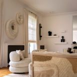 salon w luksusowym apartamencie w Paryżu projektu Stephanie Coutas