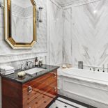 lustro łazienkowe w stylu art deco