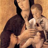 Madonna z Dzieciątkiem i darczyńcami , Gentile Bellini, ok. 1460 r. Staatliche Museen, Berlin