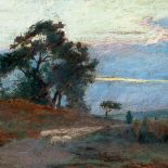 Maksymilian Gierymski Krajobraz o wschodzie słońca , 1869 r., MN w Warszawie