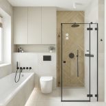 mała łazienka z prysznicem