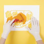 Malujemy kolejno elementy. Ozdobna dynia