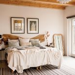 oryginalny zagłówek w sypialni