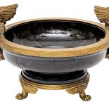 Marmur i brąz, ok. 1940 r., Francja. Patery na owoce