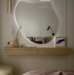 organiczne lustro do sypialni inspiracje