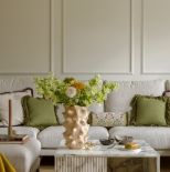 elegancki i przytulny salon w mieszkaniu