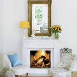 salon z kominkiem aranżacja