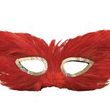 Maska karnawałowa z piór. Fot. Shutterstock.com