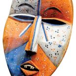 Maska rytualna. Fot. Medium. Maski