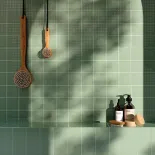 zielone matowe płytki do łazienki