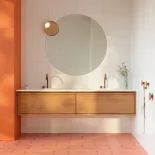 matowe płytki w nowoczesnej łazience