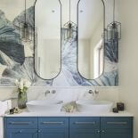 jakie meble wybrać do niebieskiej łazienki