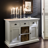 Meble Seart, kolekcja Halifax. Bielone i postarzane meble