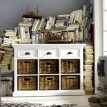 Meble Seart, kolekcja Halifax. Bielone i postarzane meble