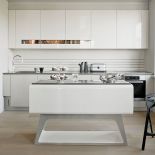 Geometryczno-futurystyczna kuchnia