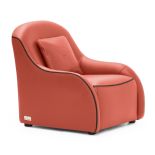 Fotel Victoria w kolorze koralowym, Lamborghini