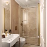 łazienka w mieszkaniu w dawnym browarze