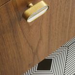 kuchnia z forniru orzechowego