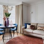 mieszkanie w kamienicy modernizm salon z jadalnią